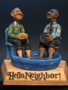 Best of Show 1st Place - Sara Barraclough - Hello Neighbor