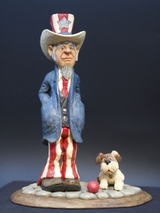 Group Mixed - 3rd - Pete Zanauskas - Uncle Sam with Dog