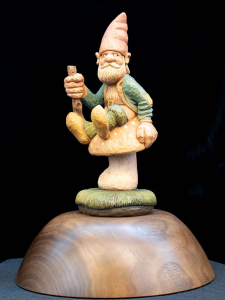 Roughout 1 - Bruce Futterer - Gnome on a Mushroom