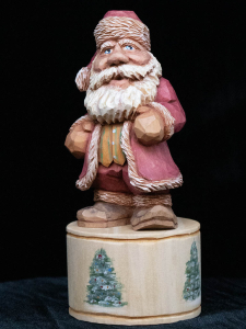 Santa Claus 2 - Pat Coffey - Santa on Christmas Tree Base